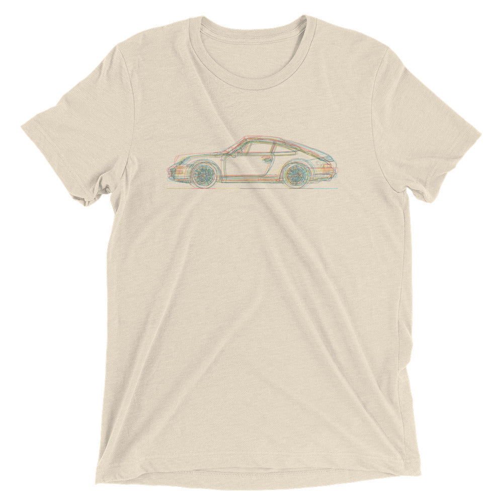 Porsche 911 evolution minimal t-shirt design