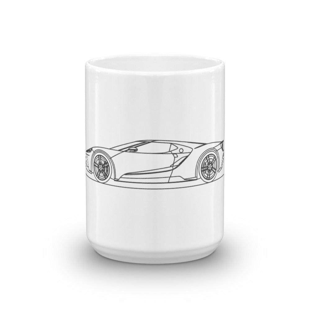 Ford GT 3rd Gen Mug displayed on a table