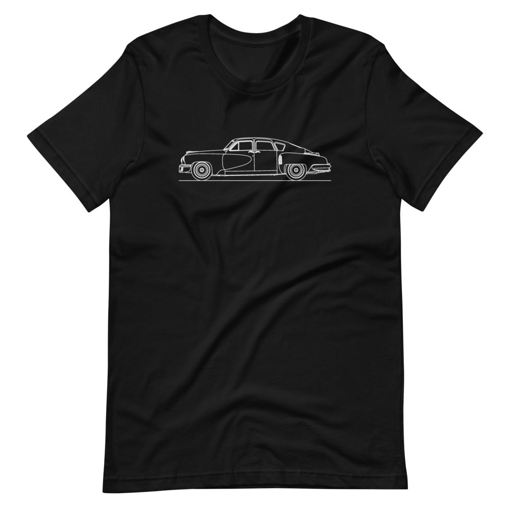 Tucker 48 T-shirt displayed on a model