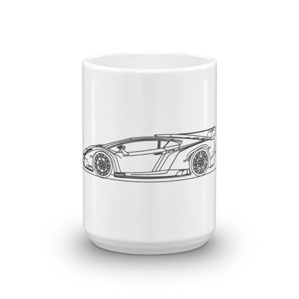 Lamborghini Veneno mug with sleek design