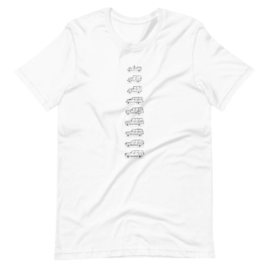 Toyota Land Cruiser evolution t-shirt design