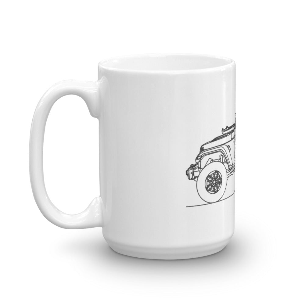 Jeep Wrangler JL mug with a stylish design