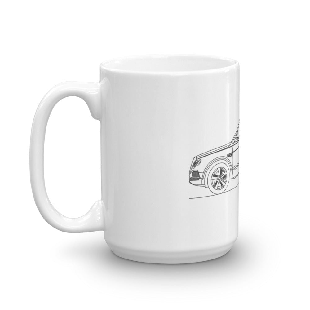 Bentley Bentayga minimal mug on a table