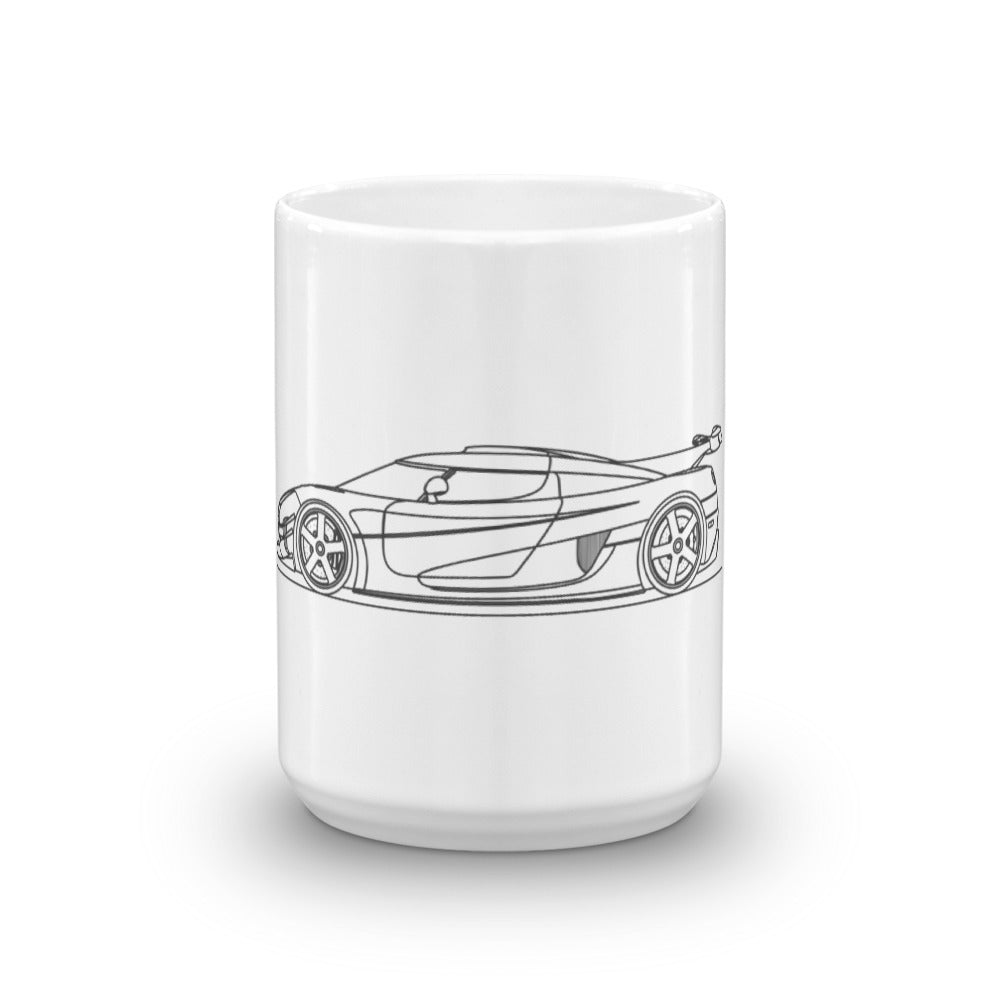 Koenigsegg One:1 mug with sleek design