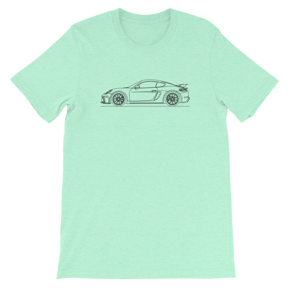 Porsche Cayman GT4 718 t-shirt design