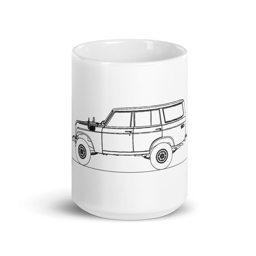Toyota Land Cruiser J50 mug on display