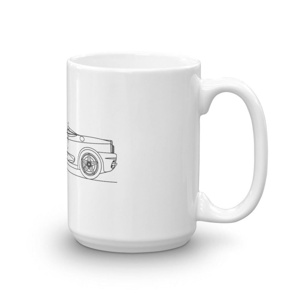Ferrari 360 Spider mug in vibrant colors