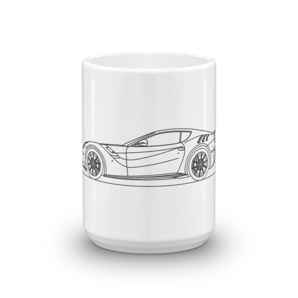 Ferrari F12 TDF mug with sleek design