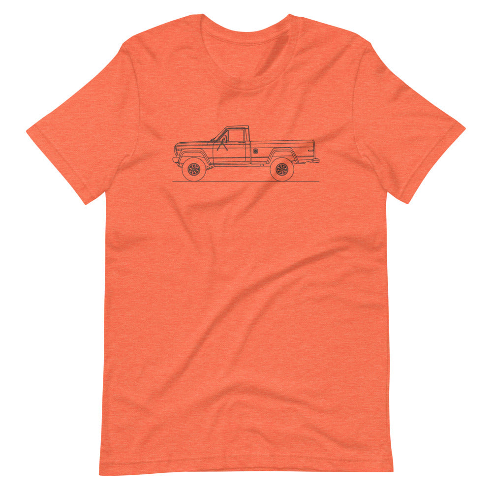 jeep j10 pickup t-shirt graphic design