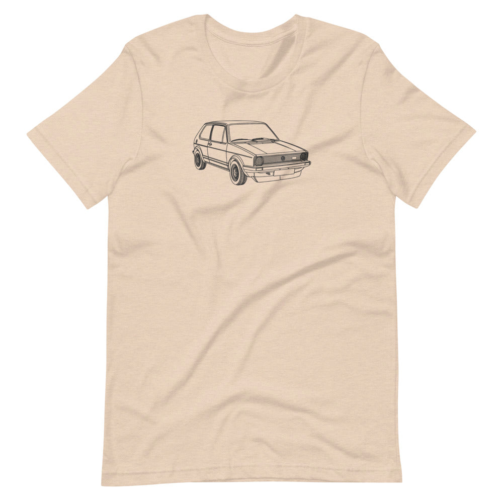 Volkswagen Golf GTI MK1 FTQ t-shirt design