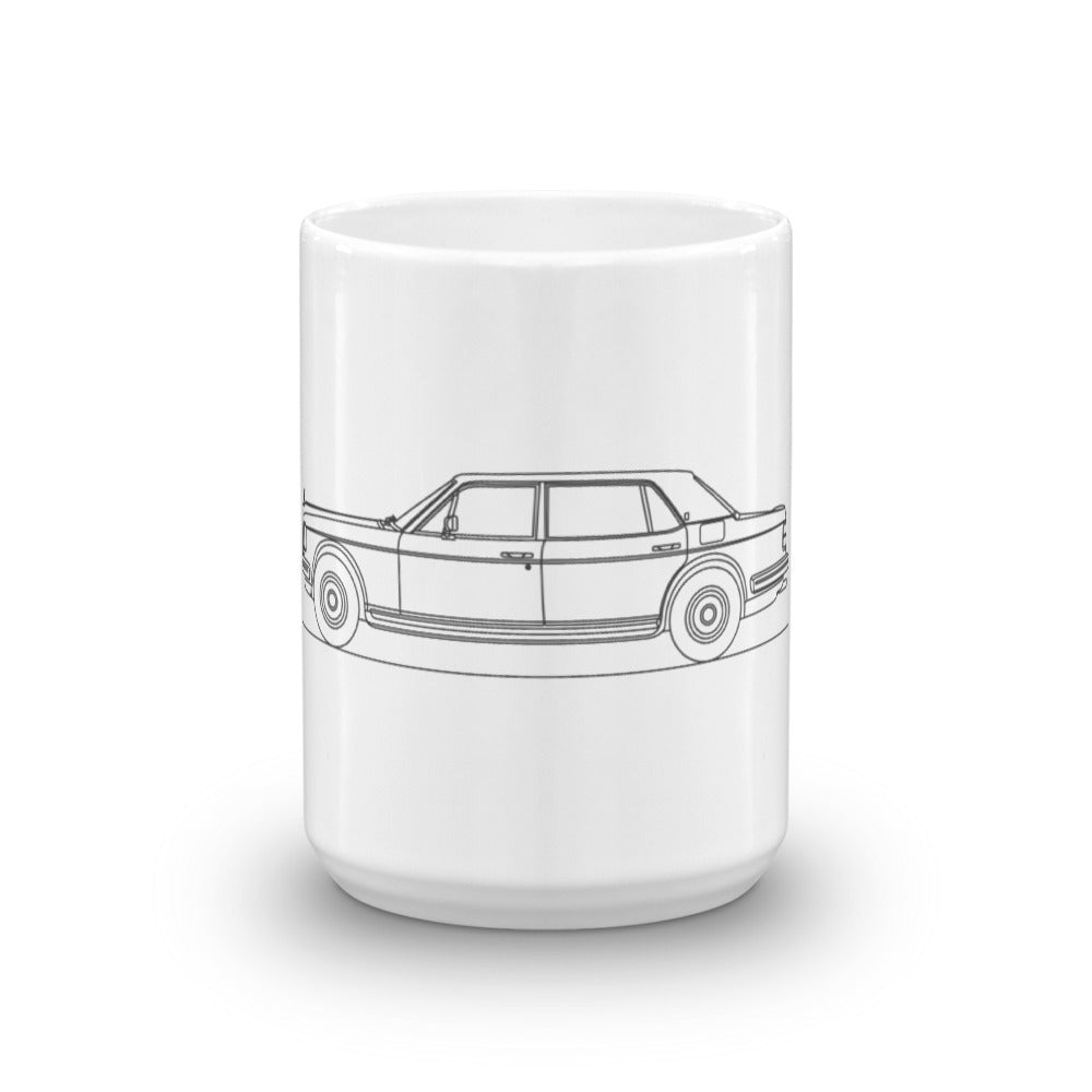 Elegant Rolls-Royce Silver Spur mug design