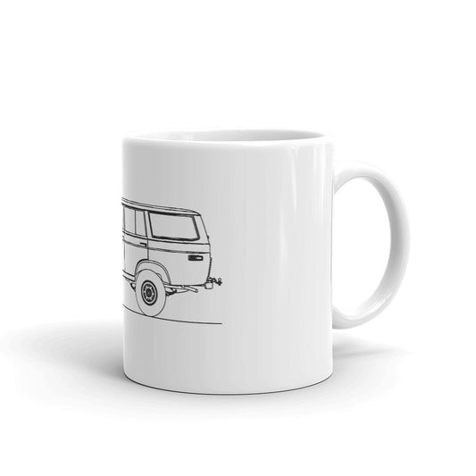 Toyota Land Cruiser J50 mug design displayed
