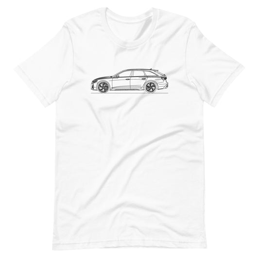 audi c8 rs6 avant t-shirt design in image