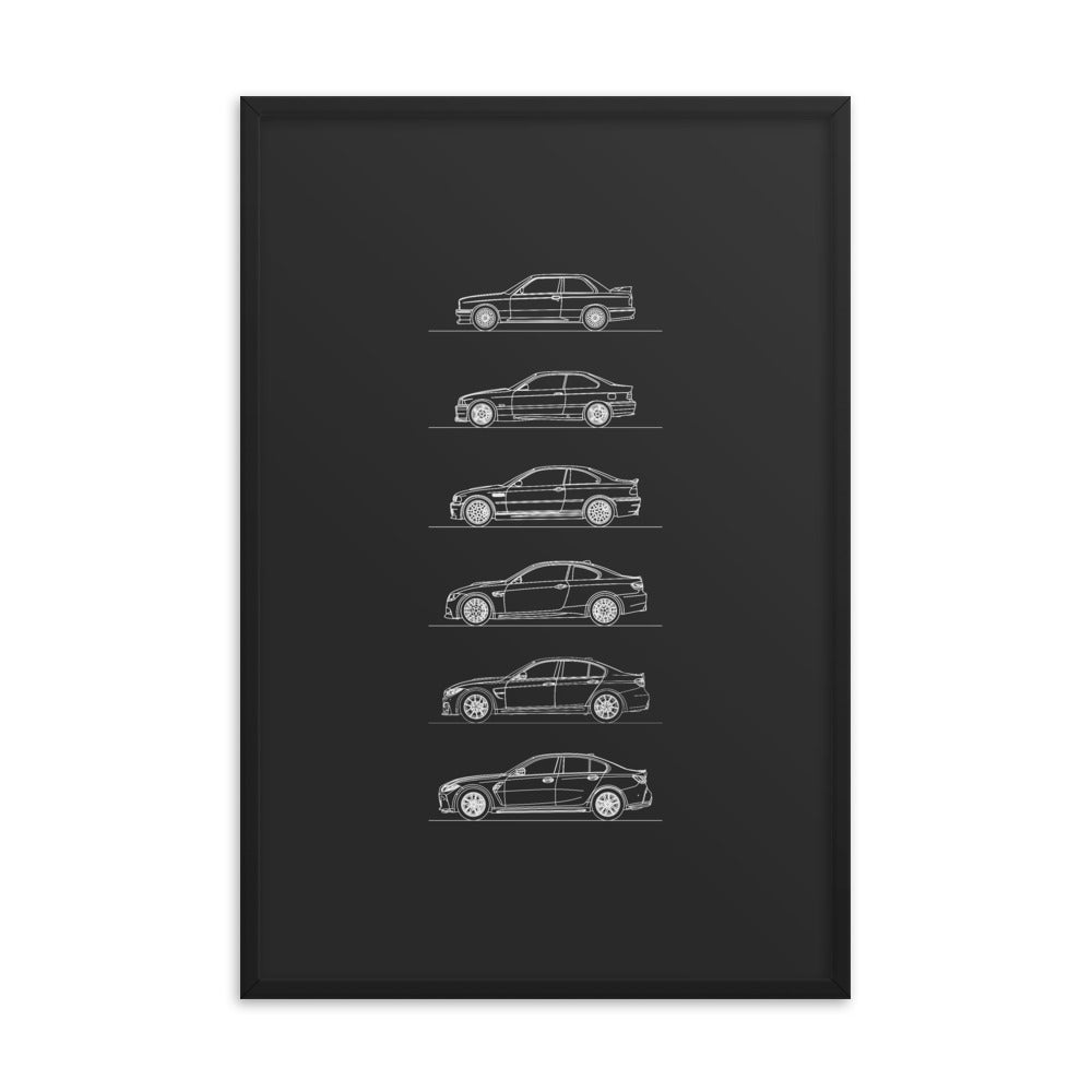 BMW M3 Evolution Poster