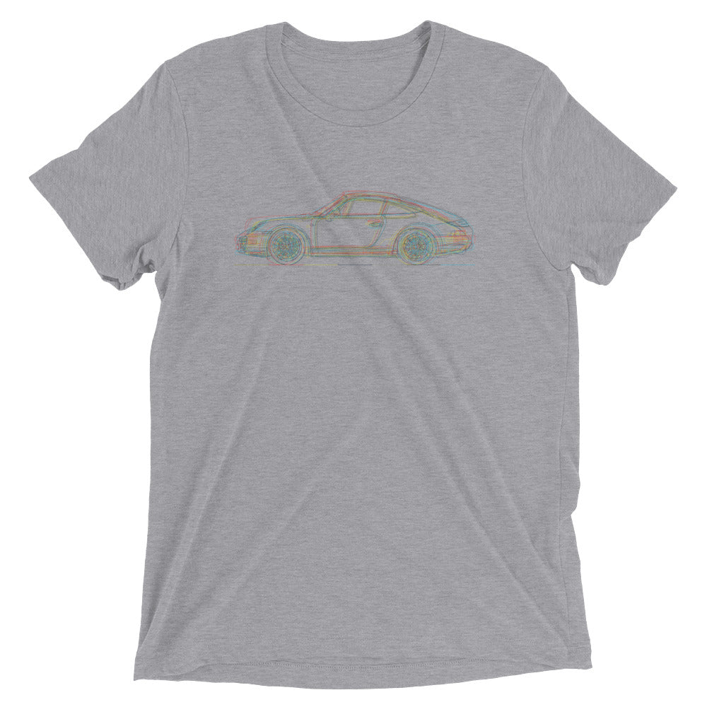 Porsche 911 evolution minimal t-shirt design