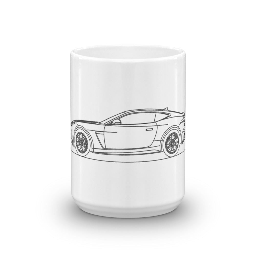 Jaguar F-Type SVR mug with sleek design