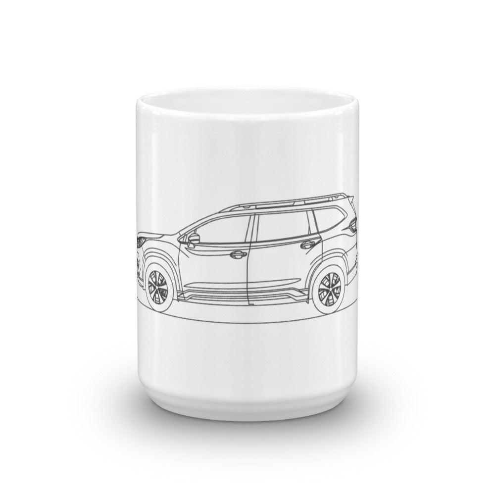 Subaru Ascent mug with modern design.