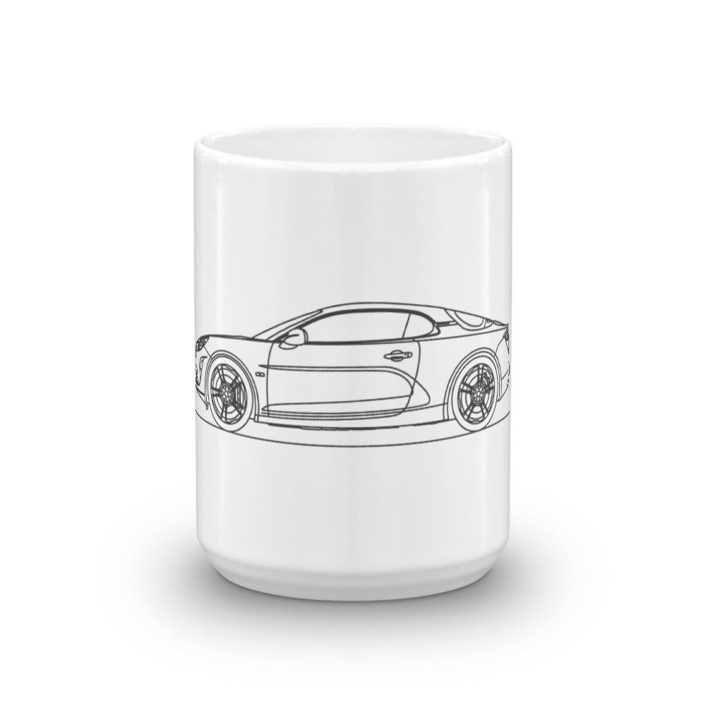 Alpine A110 mug with a sleek design