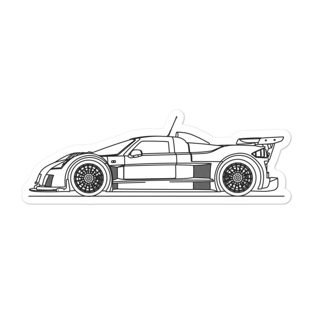 Gumpert Apollo Outline sticker for car enthusiasts