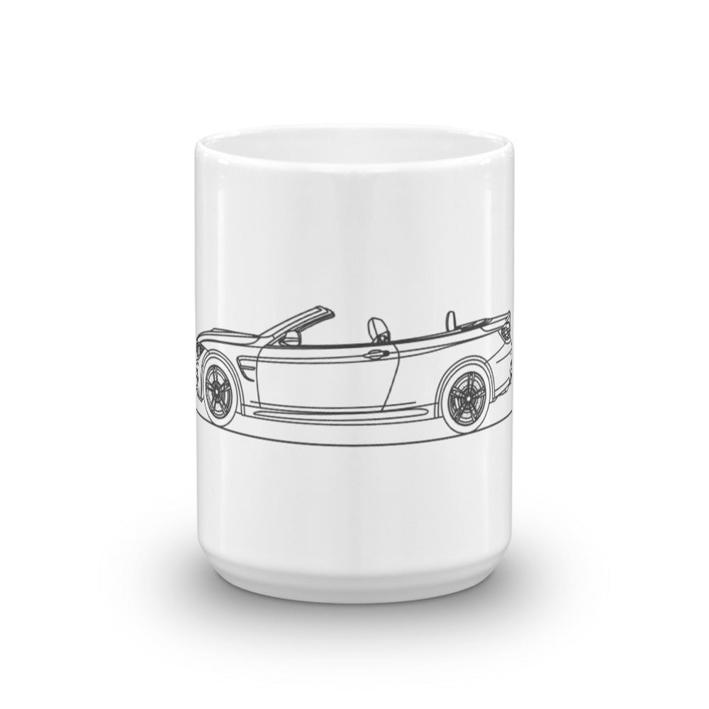 BMW F83 M4 mug on a stylish background
