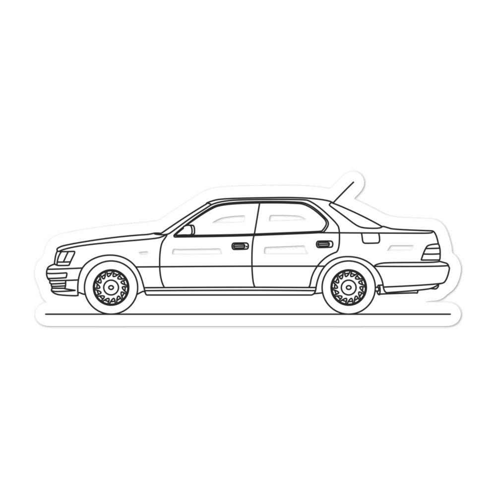 Lexus LS 400 Silhouette stylish vinyl sticker