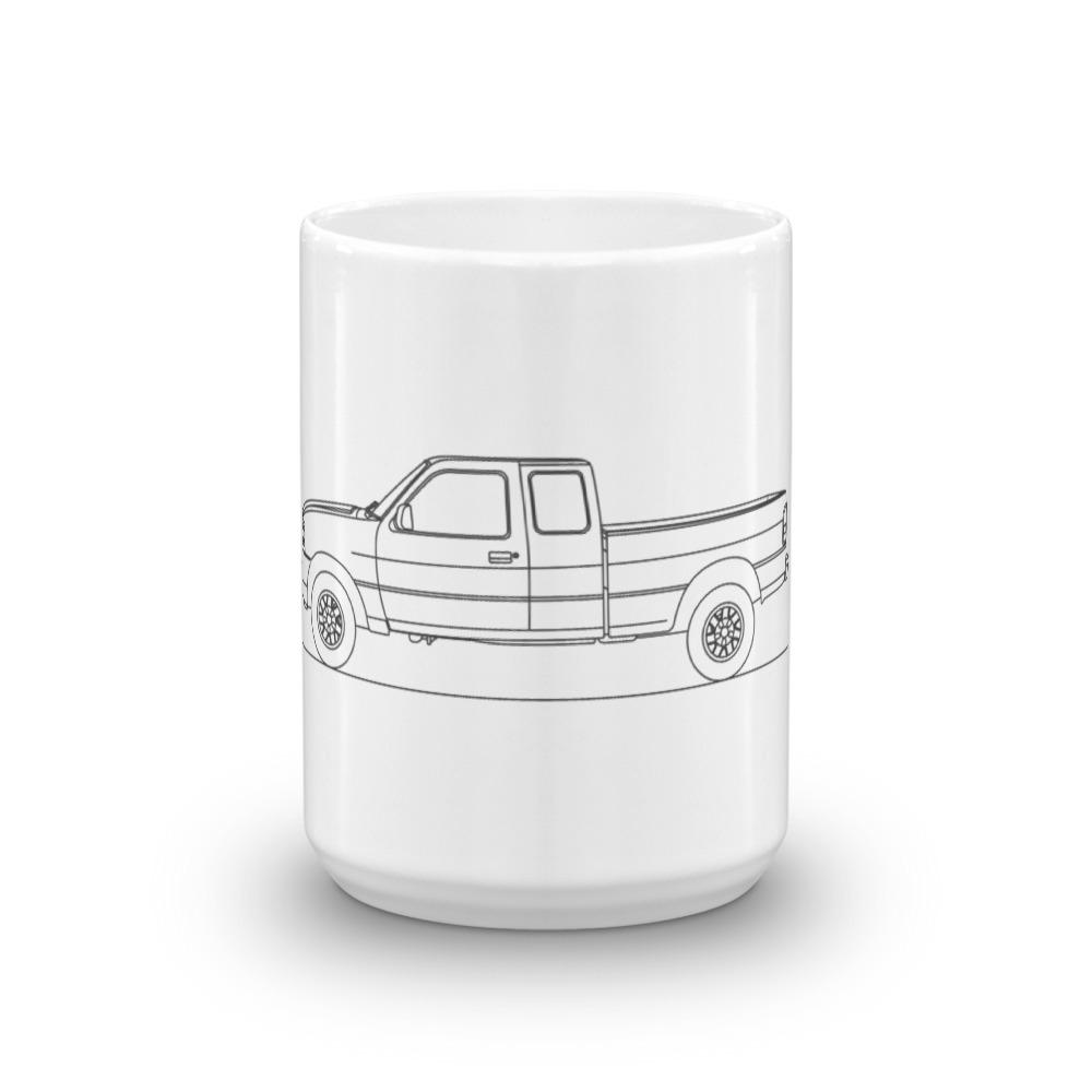 Ford Ranger III mug on a white background