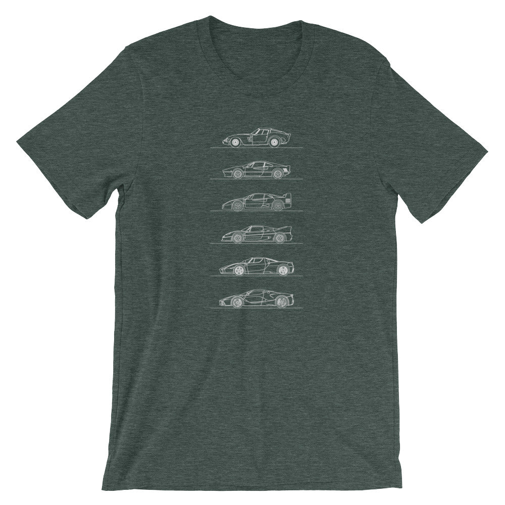 Ferrari 250 GTO LaFerrari t-shirt design.