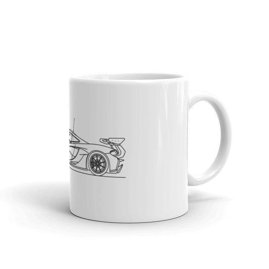 McLaren P1 GTR mug design in 15oz size