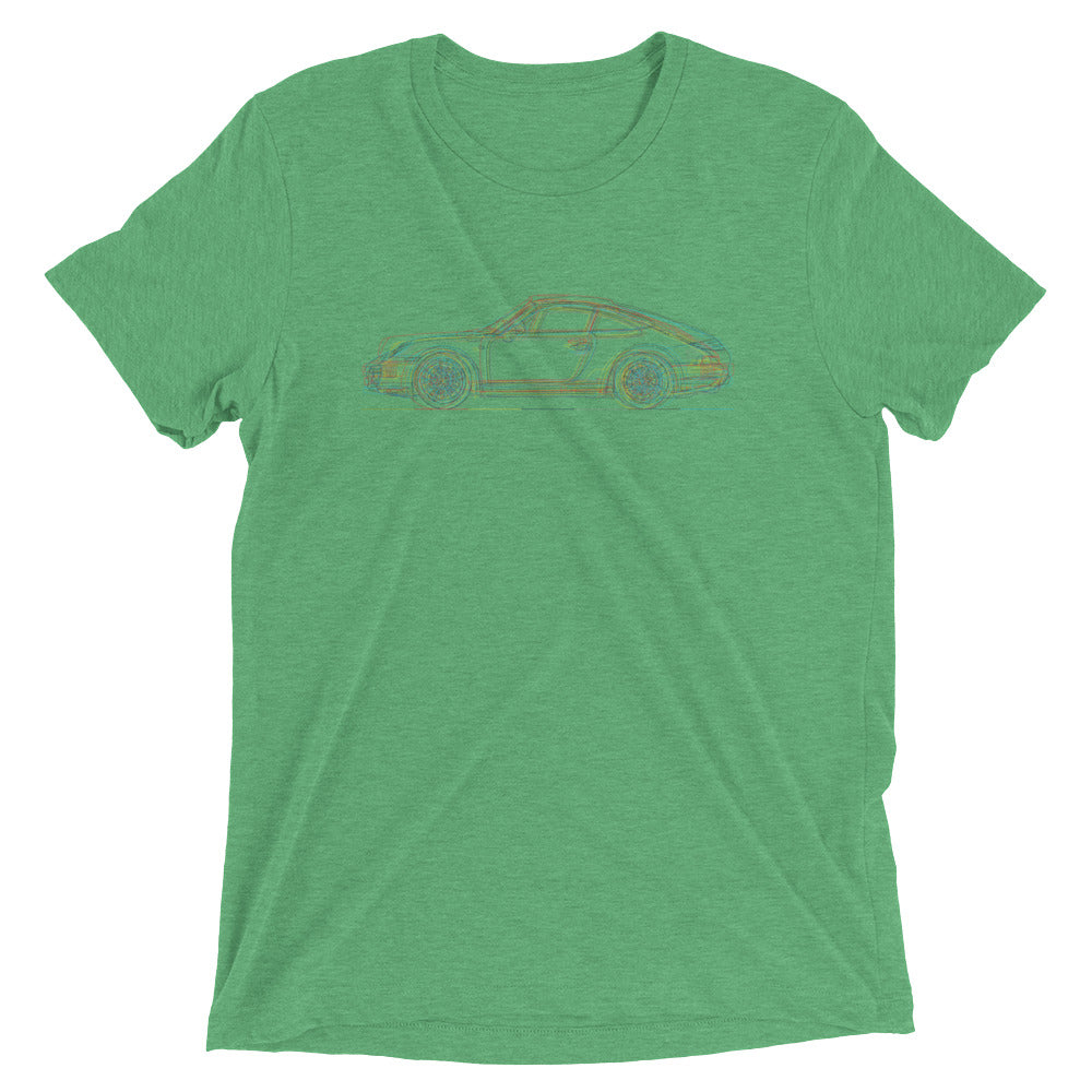 Porsche 911 evolution minimal t-shirt design