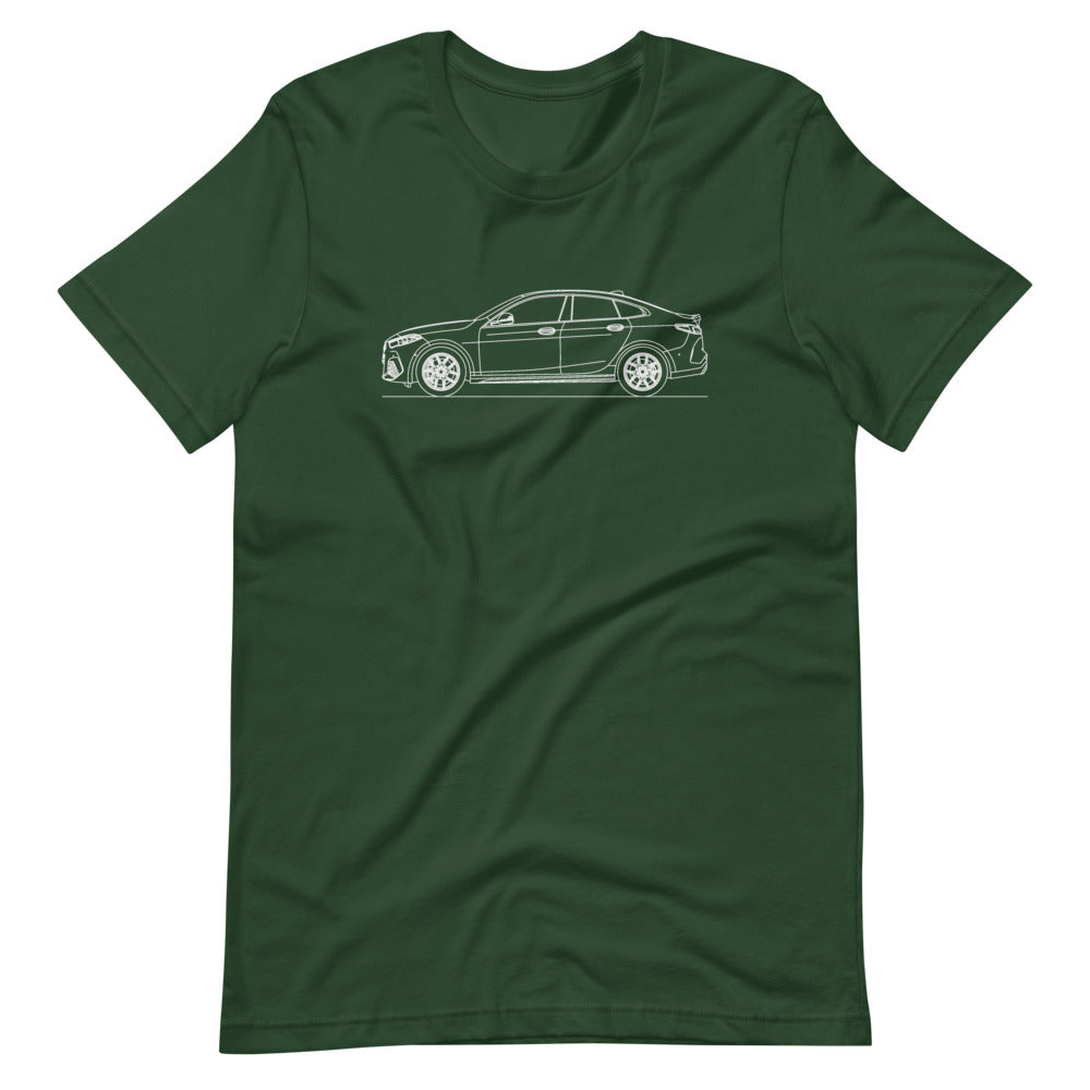 BMW F44 M235i Gran Coupé T-shirt Forest - Artlines Design