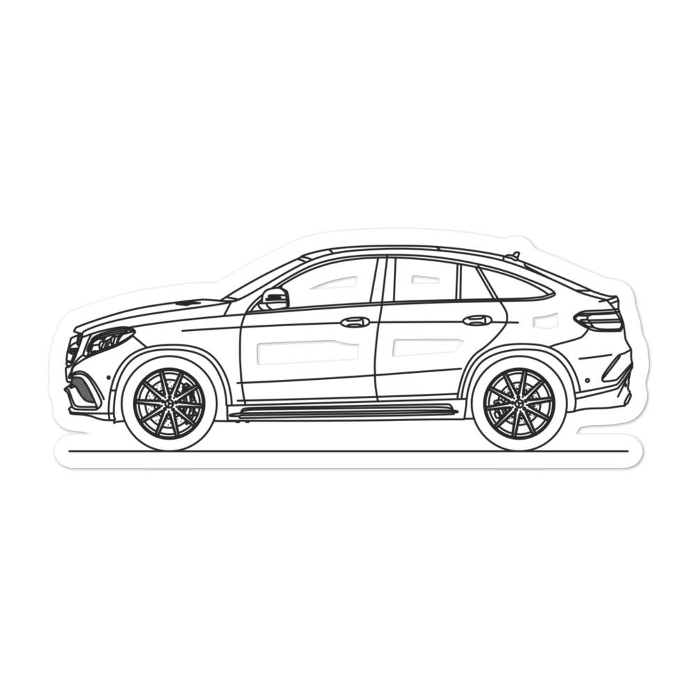 Mercedes-AMG GLE 63 AMG C292 Outline sticker design