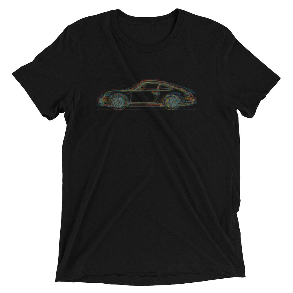 Porsche 911 evolution minimal t-shirt design