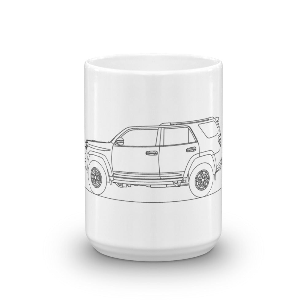 Toyota 4Runner TRD Pro mug on display