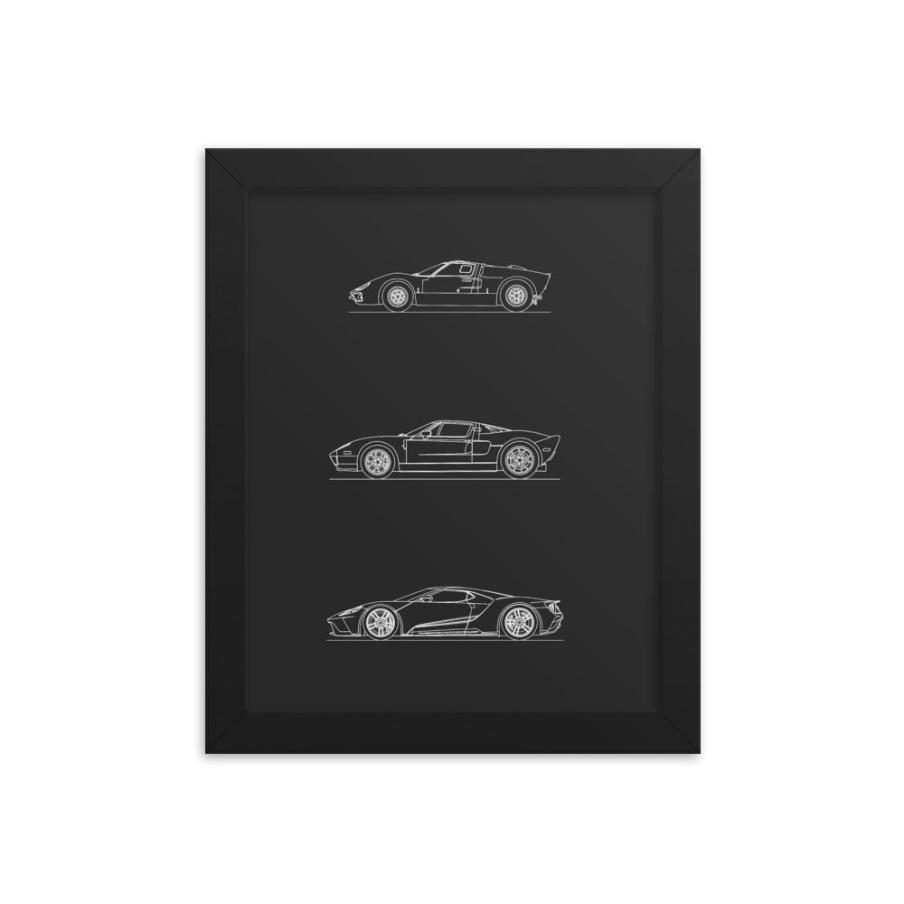 Ford GT Evolution Poster