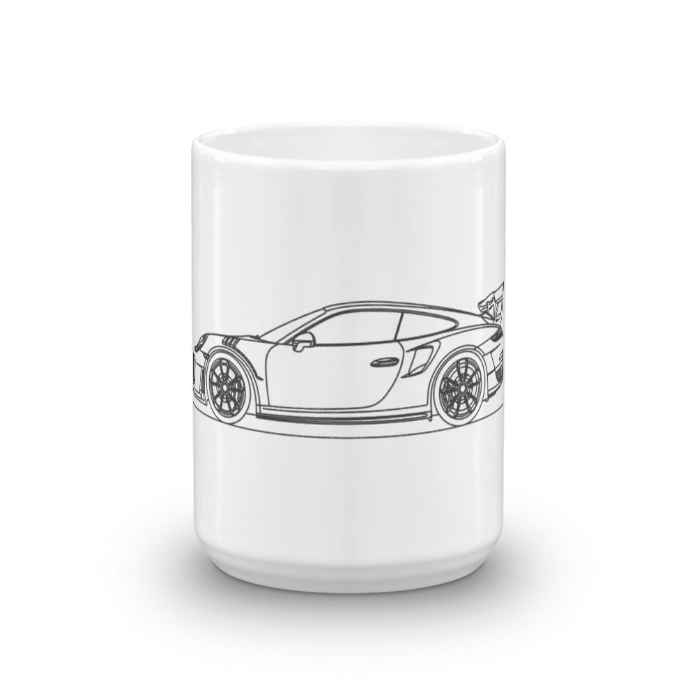 Porsche 911 GT2 RS coffee mug design