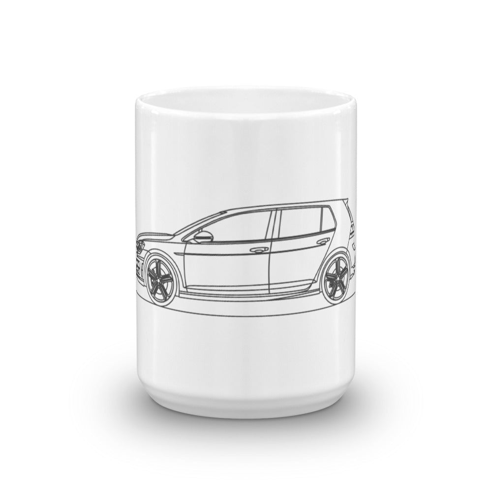 Volkswagen Golf VII R mug in a stylish design