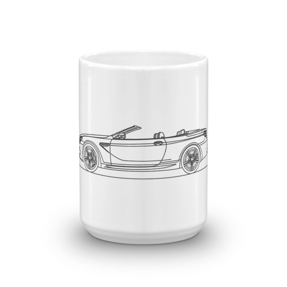 BMW F12 M6 mug on a stylish background