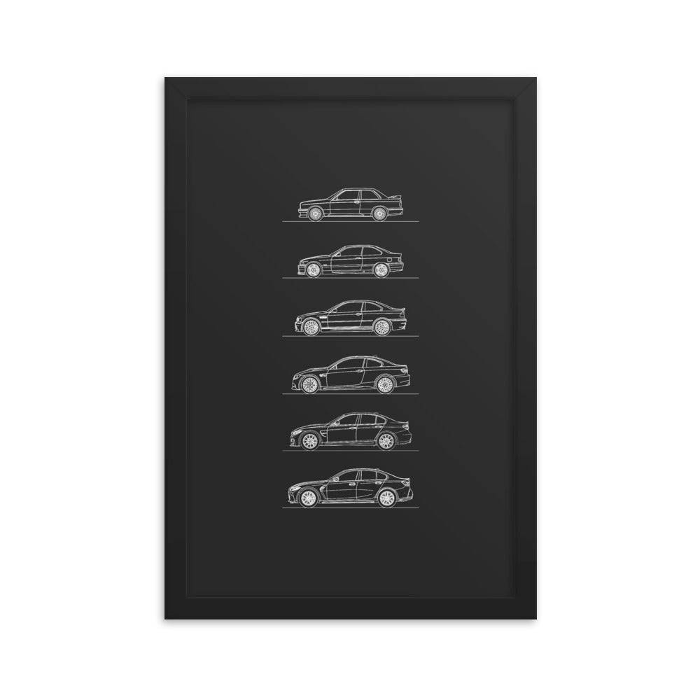 BMW M3 Evolution Poster