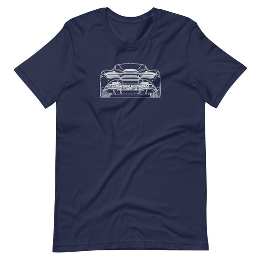 McLaren 720S rear t-shirt in vibrant colors