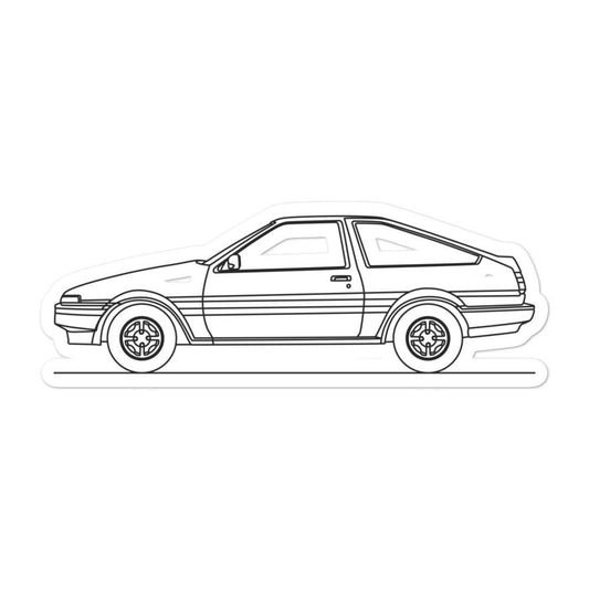 Toyota AE86 Sticker - Artlines Design