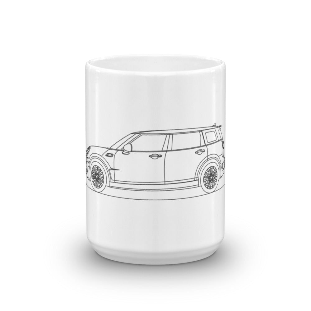 Mini Clubman F54 mug with a stylish design