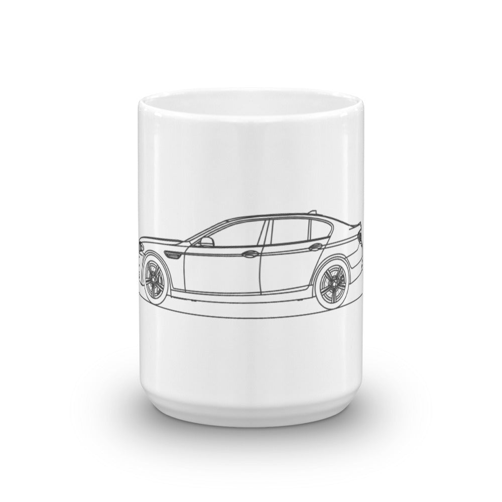 BMW F10 M5 mug with sleek design.