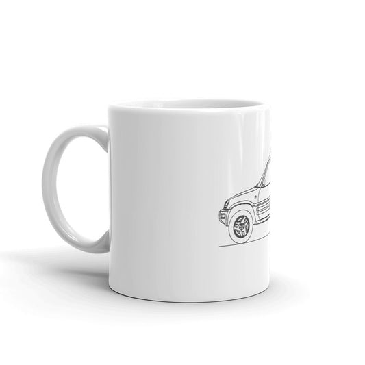 Toyota RAV4 XA10 mug design in 15oz size