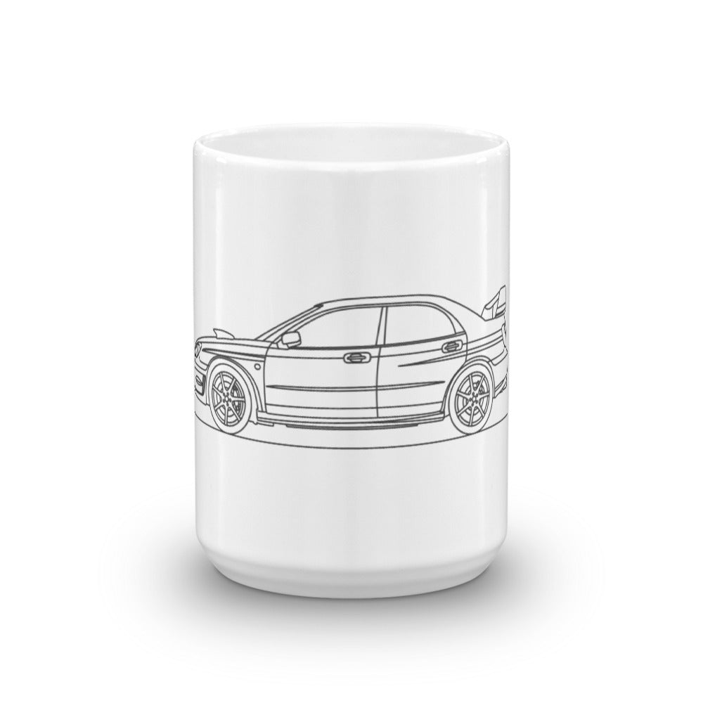 Subaru WRX STI II Hawkeye mug design