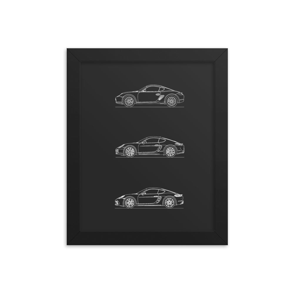 Porsche Cayman Evolution Poster
