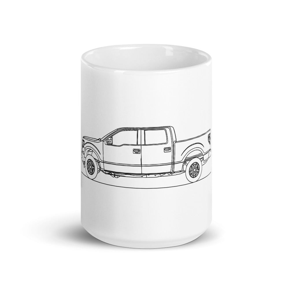 Ford F-150 P415 mug on a table