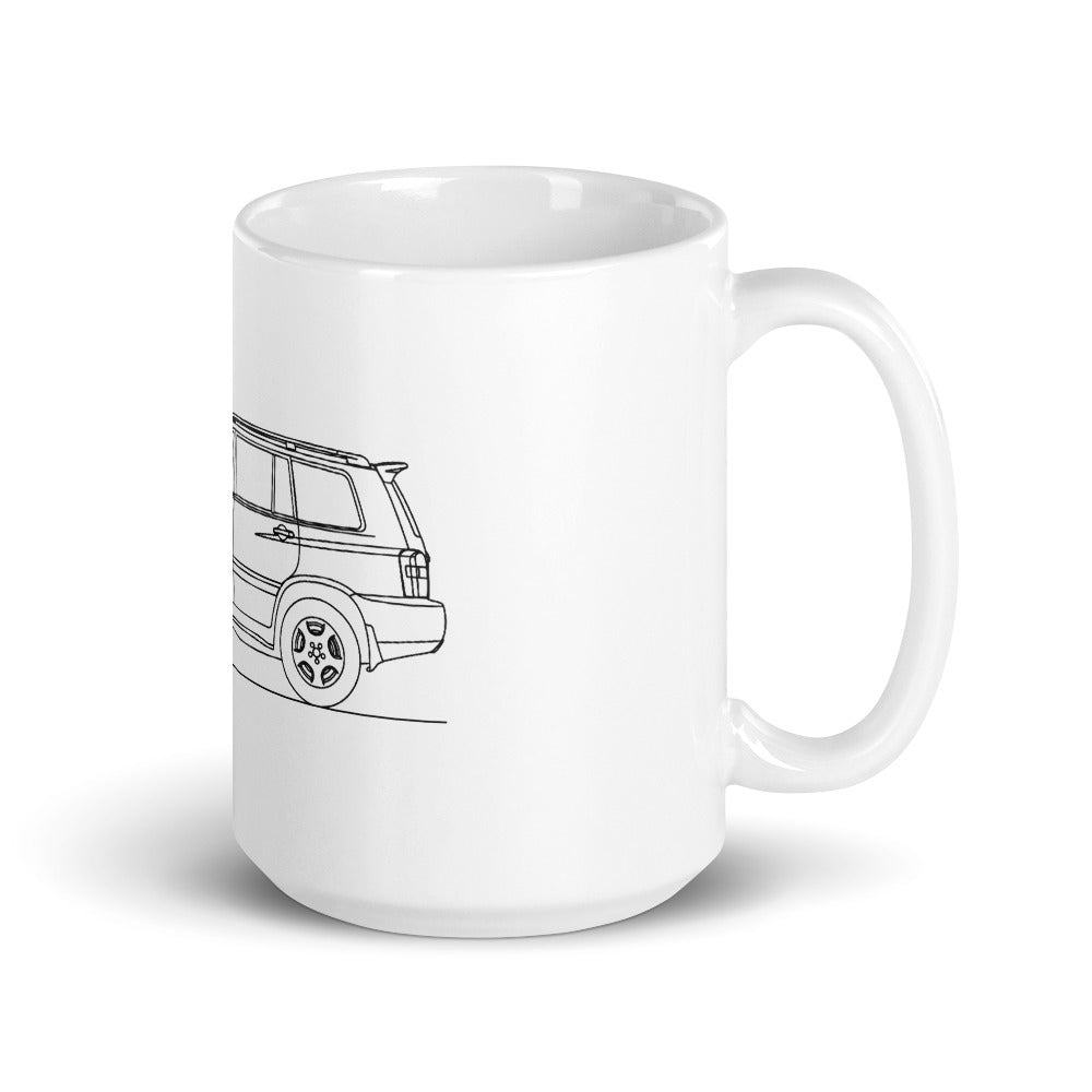 Toyota Highlander XU20 Mug