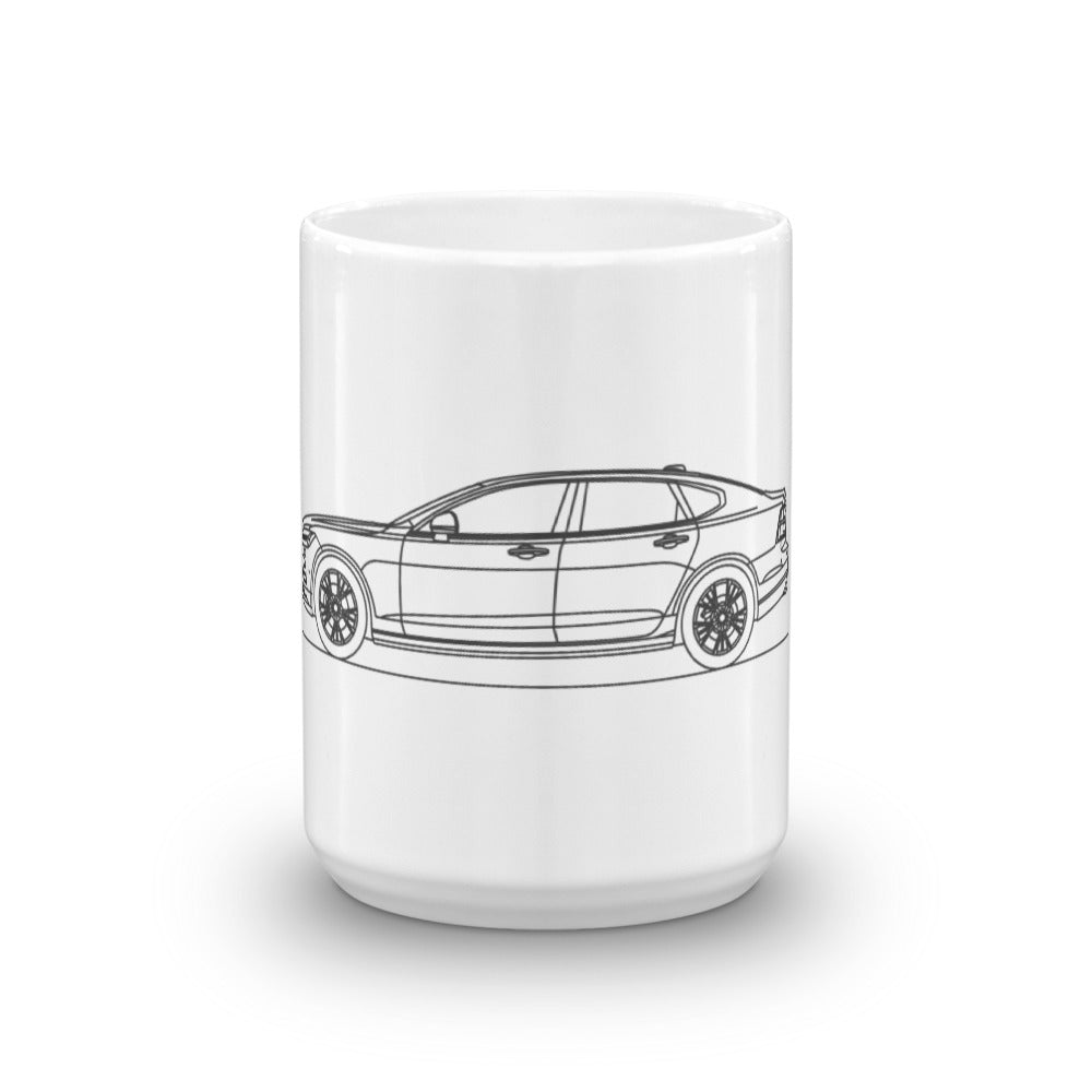 Volvo S90 mug with sleek design displayed.