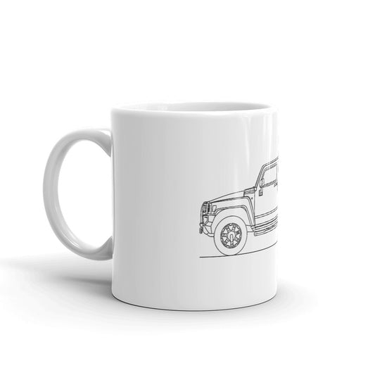 Hummer H3 mug with a 15oz capacity