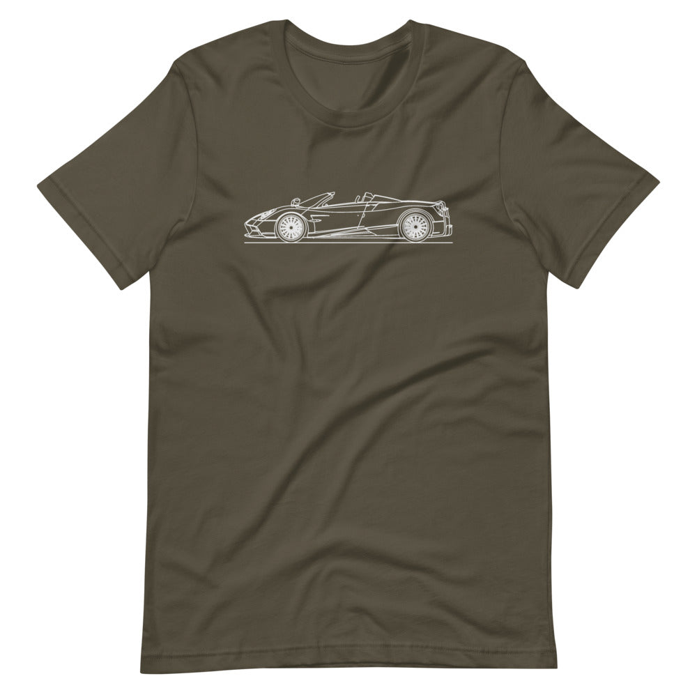Pagani Huayra BC Roadster t-shirt design